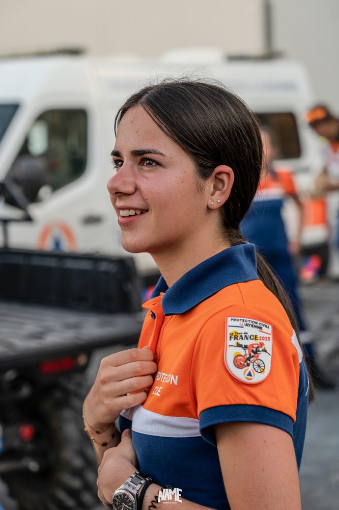 Portrait femme Tour de France